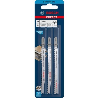 Bosch Modell T308BF/BFP - Sägeblätter für Hartholz - 3 Stück Bosch Modell T308BF/BFP - Sägeblätter für Hartholz - 3 Stück