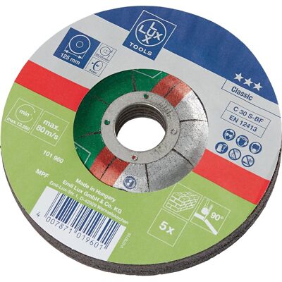 LUXTOOLS LUX-TOOLS Trennscheibe Stein Ø 125 mm 5 Stück LUXTOOLS LUX-TOOLS Trennscheibe Stein Ø 125 mm 5 Stück