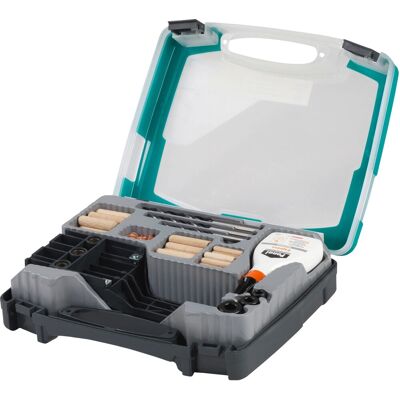 wolfcraft Universal-Meisterdübler-Set 78-teilig wolfcraft Universal-Meisterdübler-Set 78-teilig