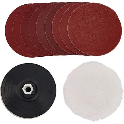 LUXTOOLS LUX-TOOLS Schleif- und Polierset Ø 125 mm 12-teilig LUXTOOLS LUX-TOOLS Schleif- und Polierset Ø 125 mm 12-teilig