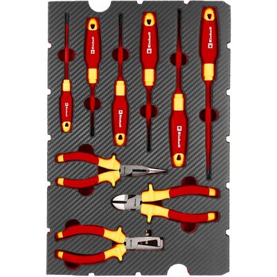 Einhell Werkzeug-Pad Elektriker-Werkzeuge E-Case 9-teilig Einhell Werkzeug-Pad Elektriker-Werkzeuge E-Case 9-teilig