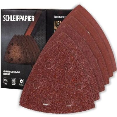 bestTools bestTools 126tlg Set Schleifpapier 93 mm Körnung 40-240 für Dreieckschleifer bestTools bestTools 126tlg Set Schleifpapier 93 mm Körnung 40-240 für Dreieckschleifer