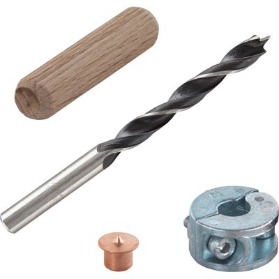 wolfcraft Dübel-Set Ø 10 mm 25-teilig wolfcraft Dübel-Set Ø 10 mm 25-teilig