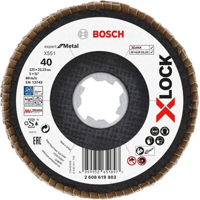 Bosch X-LOCK Metall Scheibe - Hohe Materialabtragsrate Bosch X-LOCK Metall Scheibe - Hohe Materialabtragsrate