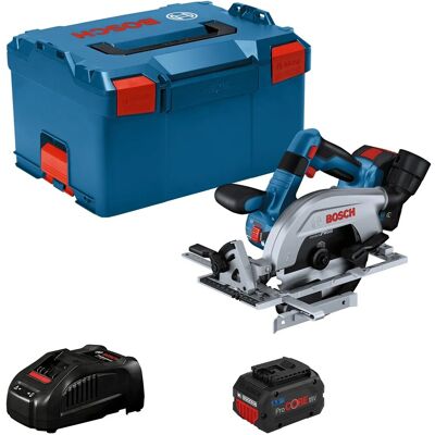 Bosch Professional Akku-Kreissäge GKS 18V-57-2 L mit 2x 5.5Ah & GAL in L-Boxx Bosch Professional Akku-Kreissäge GKS 18V-57-2 L mit 2x 5.5Ah & GAL in L-Boxx