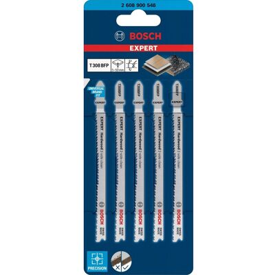 Bosch T 308 BFP Stichsägeblatt - Holz - 2-seitig sauber - 50mm Bosch T 308 BFP Stichsägeblatt - Holz - 2-seitig sauber - 50mm
