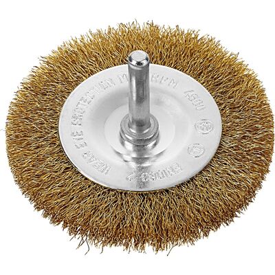 LUXTOOLS LUX-TOOLS Messing-Scheibenbürste Ø 75 mm LUXTOOLS LUX-TOOLS Messing-Scheibenbürste Ø 75 mm