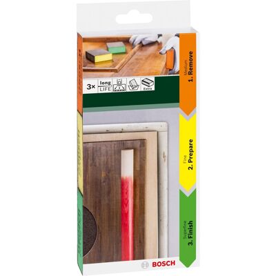 Bosch Schleifschwamm-Set 3-teilig Bosch Schleifschwamm-Set 3-teilig