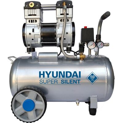Hyundai Silent Kompressor SAC55753 Ölfrei 50 L 8 Bar 1.5 kW Hyundai Silent Kompressor SAC55753 Ölfrei 50 L 8 Bar 1.5 kW