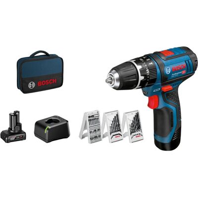 Bosch Professional 12 V Akku-Schlagbohrschrauber GSB 12V-15 inkl. 2 Ah Akkus Bosch Professional 12 V Akku-Schlagbohrschrauber GSB 12V-15 inkl. 2 Ah Akkus