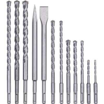 Einhell SDS-Plus Bohr-Meissel-Set für Bohrhämmer 12-teilig Einhell SDS-Plus Bohr-Meissel-Set für Bohrhämmer 12-teilig