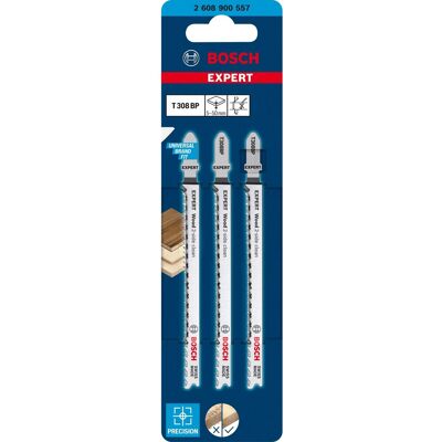 Bosch Expert Stichsägeblätter für Holz T308BP 3 Stück Bosch Expert Stichsägeblätter für Holz T308BP 3 Stück