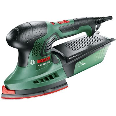 Bosch Multischleifer PSM 200 AES mit 2 Schleifplatten Bosch Multischleifer PSM 200 AES mit 2 Schleifplatten