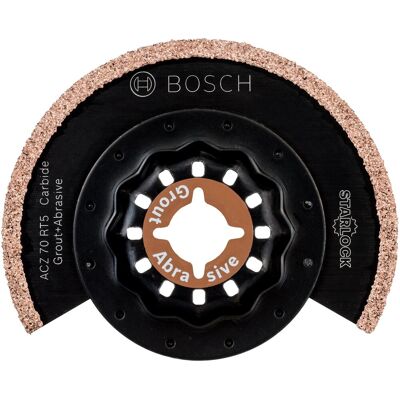 Bosch Segmentsägeblatt ACZ 70 RT5 m. Körnung für Multifunktionswerkzeuge Ø 70 mm Bosch Segmentsägeblatt ACZ 70 RT5 m. Körnung für Multifunktionswerkzeuge Ø 70 mm