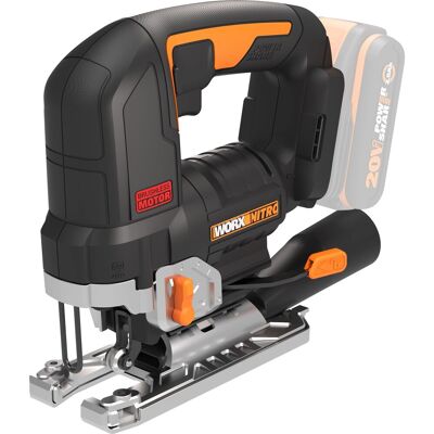 Worx Nitro Akku-Pendelhub-Stichsäge WX542.9 20 V ohne Akku und Ladegerät Worx Nitro Akku-Pendelhub-Stichsäge WX542.9 20 V ohne Akku und Ladegerät