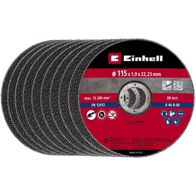 Einhell Trennscheibe Dünn 125 x 1 mm 10 Stück Einhell Trennscheibe Dünn 125 x 1 mm 10 Stück