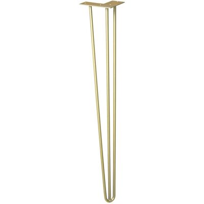 Wagner Möbelbein Hairpin Länge 710 mm Pearl Gold Wagner Möbelbein Hairpin Länge 710 mm Pearl Gold