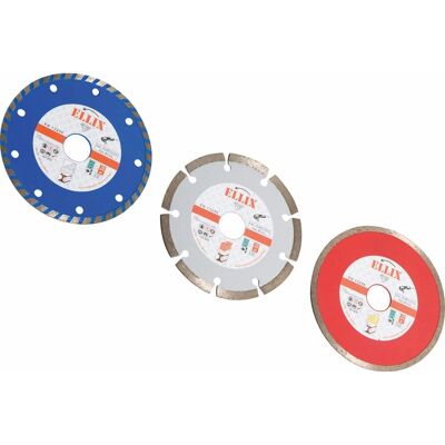 Ellix Diamanttrennscheiben-Set Ø 125 mm Ellix Diamanttrennscheiben-Set Ø 125 mm