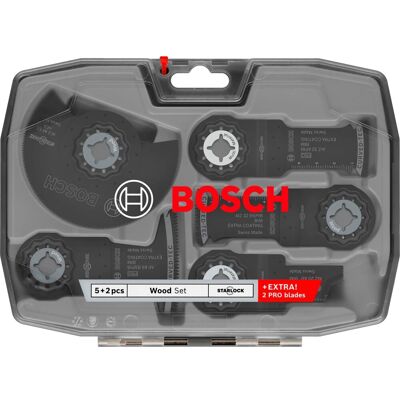 Bosch Holz-Set für Tischler Starlock Schwarz Bosch Holz-Set für Tischler Starlock Schwarz