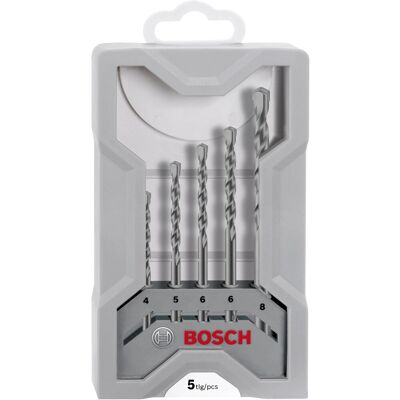 Bosch Betonbohrer-Set CYL-3 Silver Percussion 5-teilig Ø 4 mm - 8 mm Bosch Betonbohrer-Set CYL-3 Silver Percussion 5-teilig Ø 4 mm - 8 mm