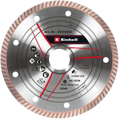 Einhell Accessory Diamant-Trennscheibe Dünn 125 x 1,2 mm Einhell Accessory Diamant-Trennscheibe Dünn 125 x 1,2 mm