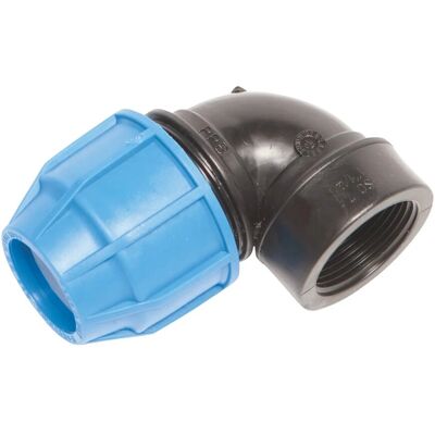 LUX-TOOLS 90°-Winkel für PE-Rohre Ø 32 mm x 38,9 mm (Rp 1 1/4 Zoll) LUX-TOOLS 90°-Winkel für PE-Rohre Ø 32 mm x 38,9 mm (Rp 1 1/4 Zoll)