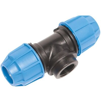 LUX-TOOLS T-Stück für PE-Rohre Ø 25 mm x 24,1 mm (Rp 3/4 Zoll) LUX-TOOLS T-Stück für PE-Rohre Ø 25 mm x 24,1 mm (Rp 3/4 Zoll)