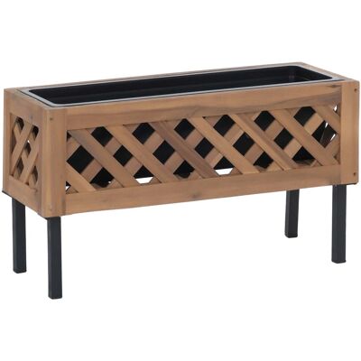 MCW Pflanzkasten P86 Akazie Holz 35x64x24cm Hellbraun MCW Pflanzkasten P86 Akazie Holz 35x64x24cm Hellbraun