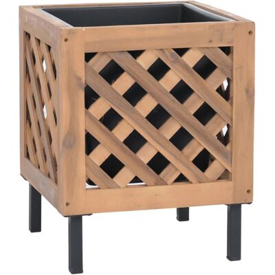 MCW Pflanzkasten P86 Akazie Holz 42x34x34cm Hellbraun MCW Pflanzkasten P86 Akazie Holz 42x34x34cm Hellbraun