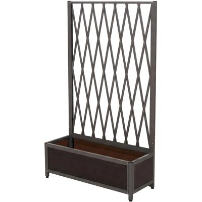 MCW Alu-Rankgitter G21 Scherengitter Stahl 152x90x35cm Grau MCW Alu-Rankgitter G21 Scherengitter Stahl 152x90x35cm Grau