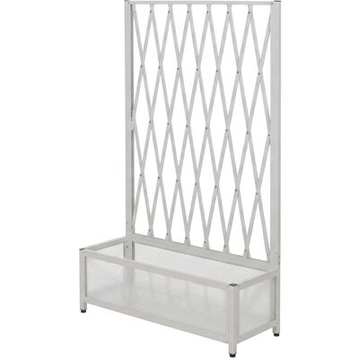 MCW Alu-Rankgitter G21 Scherengitter Stahl 152x90x35cm Weiß MCW Alu-Rankgitter G21 Scherengitter Stahl 152x90x35cm Weiß