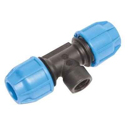 LUX-TOOLS T-Stück für PE-Rohre Ø 20 mm x 12,5 mm (Rp 1/2 Zoll) LUX-TOOLS T-Stück für PE-Rohre Ø 20 mm x 12,5 mm (Rp 1/2 Zoll)