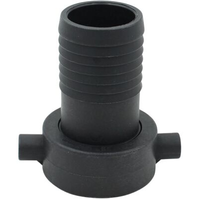 Adapter 56,6 mm (Rp 2 Zoll) IG auf Schlauchtülle 50 mm (2 Zoll) PP Adapter 56,6 mm (Rp 2 Zoll) IG auf Schlauchtülle 50 mm (2 Zoll) PP