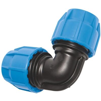 LUX-TOOLS 90°-Winkel für PE-Rohre Ø 32 mm LUX-TOOLS 90°-Winkel für PE-Rohre Ø 32 mm