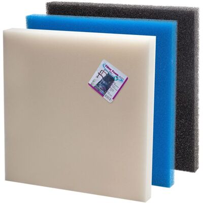 VT Velda Filter Foam Set - 3-lagiges Filterschaum-Set, 50 x 50 x 5 cm VT Velda Filter Foam Set - 3-lagiges Filterschaum-Set, 50 x 50 x 5 cm
