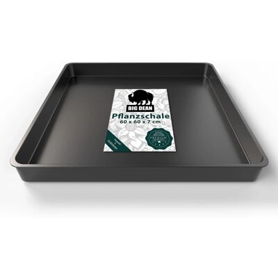 BigDean Pflanzschale Groß 60x60x7cm Ideal für Anzüchten Pflanzen & Mehr BigDean Pflanzschale Groß 60x60x7cm Ideal für Anzüchten Pflanzen & Mehr