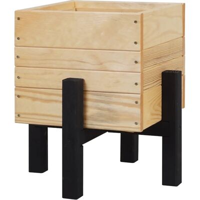 Siena Garden Pflanzkasten Kea Kiefernholz 39 cm x 39 cm x 44 cm Natur FSC® Siena Garden Pflanzkasten Kea Kiefernholz 39 cm x 39 cm x 44 cm Natur FSC®