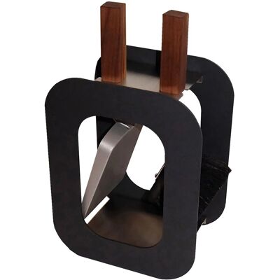 Lienbacher Kamingarnitur Modell Cube 2-teilig Anthrazit beschichtet Lienbacher Kamingarnitur Modell Cube 2-teilig Anthrazit beschichtet