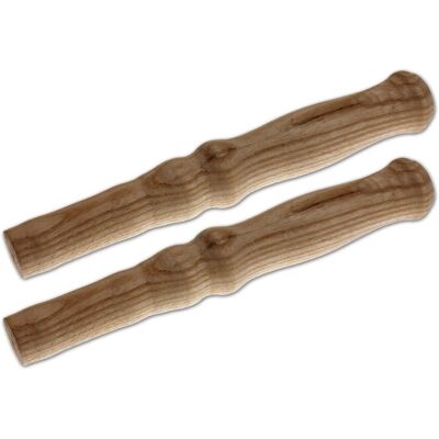 BigDean 2 XXL Holzgriffe für Schiebkarre Schubkarre ca 23.5 cm Lang 2.5 cm Durchmesser Hochwertig Flexibel Bereichernd Ideal für Fast Jede Schubkarre BigDean 2 XXL Holzgriffe für Schiebkarre Schubkarre ca 23.5 cm Lang 2.5 cm Durchmesser Hochwertig Flexibel Bereichernd Ideal für Fast Jede Schubkarre