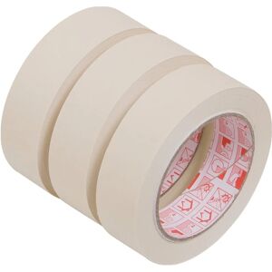 Flachkrepp Klebeband-Set Beige 3 x 50 m x 30 mm Flachkrepp Klebeband-Set Beige 3 x 50 m x 30 mm
