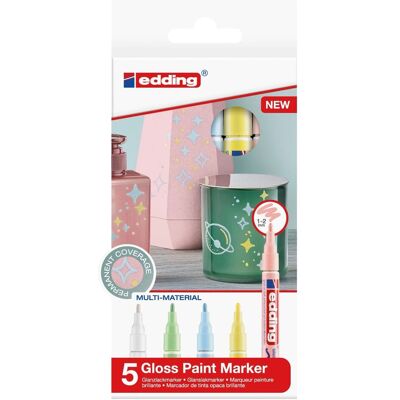 edding 751 Glanzlackmarker 5er Set edding 751 Glanzlackmarker 5er Set