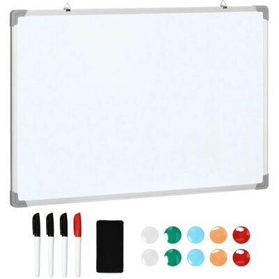 HOMCOM Whiteboard Staffelei Wandmontage 90L x 1,8B x 60H cm HOMCOM Whiteboard Staffelei Wandmontage 90L x 1,8B x 60H cm