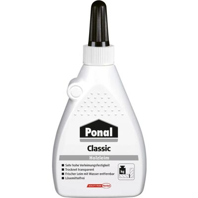 Ponal Holzleim Classic wasserbasierter Weißleim Transparent 120g Ponal Holzleim Classic wasserbasierter Weißleim Transparent 120g