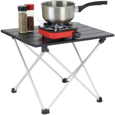 Relaxdays Campingtisch Aluminium Schwarz Faltbar 32 cm x 39 cm x 34 cm Relaxdays Campingtisch Aluminium Schwarz Faltbar 32 cm x 39 cm x 34 cm