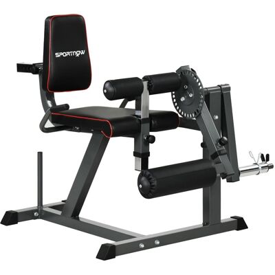 SPORTNOW Beinstrecker Stahl Grau+Schwarz 100L x 90B x 105H cm SPORTNOW Beinstrecker Stahl Grau+Schwarz 100L x 90B x 105H cm