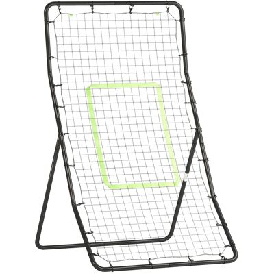 HOMCOM Rebounder PitchBack PE Metall Schwarz 90L x 80B x 140H cm HOMCOM Rebounder PitchBack PE Metall Schwarz 90L x 80B x 140H cm