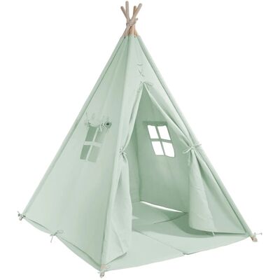 Sunny Tipi Zelt Alba Pastellgrün 120 cm x 120 cm x 160 cm Sunny Tipi Zelt Alba Pastellgrün 120 cm x 120 cm x 160 cm