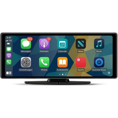 JUNSUN CARPLAY 10 Zoll Portable Autoradio mit 1024 Und 600 Touchscreen AUX Halterung Und Saugnapf JUNSUN CARPLAY 10 Zoll Portable Autoradio mit 1024 Und 600 Touchscreen AUX Halterung Und Saugnapf