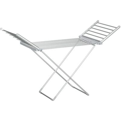 HOMCOM Elektrischer Wäscheständer Aluminiumlegierung Kunststoff 144L x 53B x 91H cm Silber HOMCOM Elektrischer Wäscheständer Aluminiumlegierung Kunststoff 144L x 53B x 91H cm Silber
