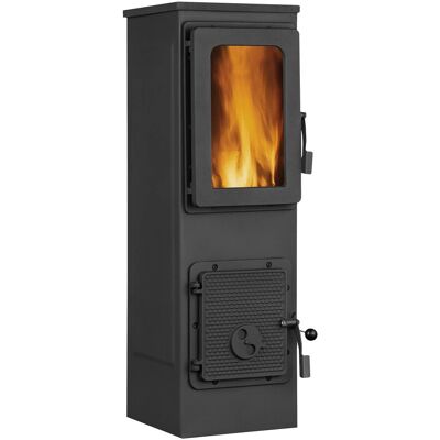 Firefix Werkstattofen Vesuv Lux Stahl Schwarz 6 kW Firefix Werkstattofen Vesuv Lux Stahl Schwarz 6 kW